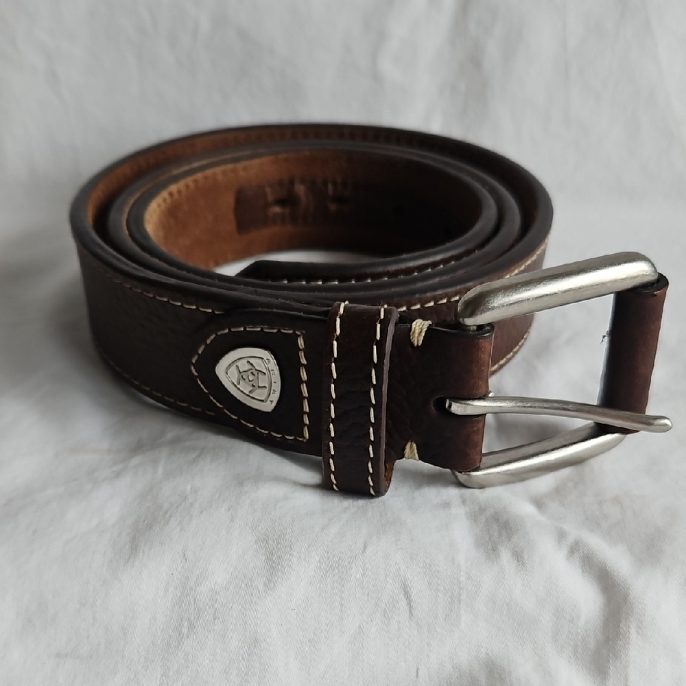 Ariat Men's Brown Leather Casual Belt